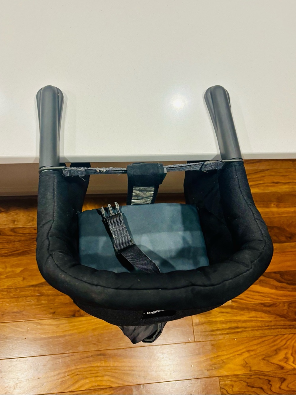 Baby High Chair Hook-On Seat - Black